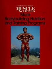 Tapa de More bodybuilding nutrition and training programs