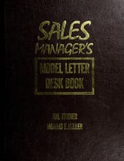 Tapa de Sales manager's model letter desk book