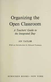 Tapa de Organizing the open classroom