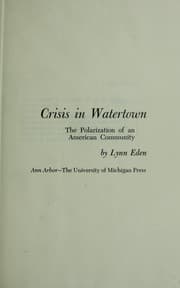Tapa de Crisis in Watertown
