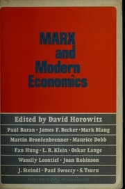 Tapa de Marx and modern economics