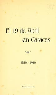 Tapa de El 19 de abril en Caracas