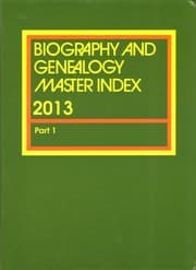 Tapa de Biography and Genealogy Master Index