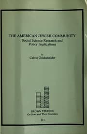 Tapa de The American Jewish community