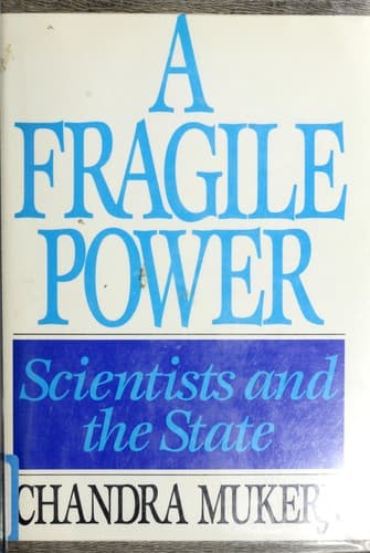 Tapa de A fragile power