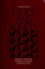 Tapa de Ethics and society