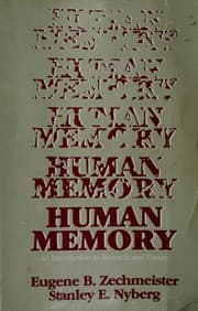 Tapa de Human memory, an introduction to research and theory