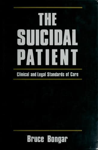 Tapa de The suicidal patient