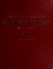 Tapa de Twentieth-century crime and mystery writers