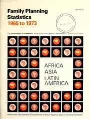 Tapa de Family planning statistics, 1965 to 1973
