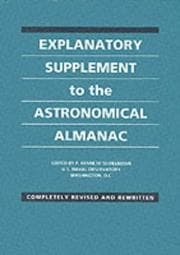 Tapa de Explanatory supplement to the Astronomical almanac