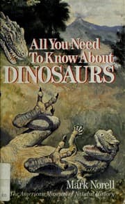 Tapa de All you need to know about dinosaurs