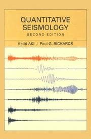 Tapa de Quantitative seismology