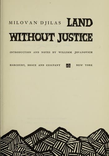 Tapa de Land without justice