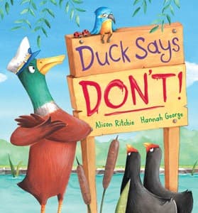 Tapa de Duck says don't!