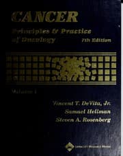 Tapa de Cancer, principles & practice of oncology