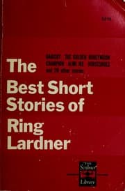 Tapa de The best short stories of Ring Lardner