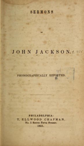 Tapa de Sermons, phonographically reported