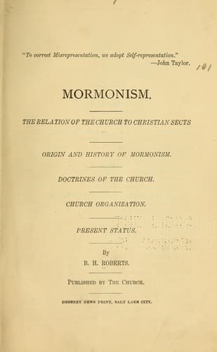 Tapa de Mormonism.