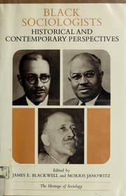 Tapa de Black sociologists