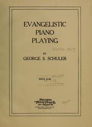 Tapa de Evangelistic piano playing