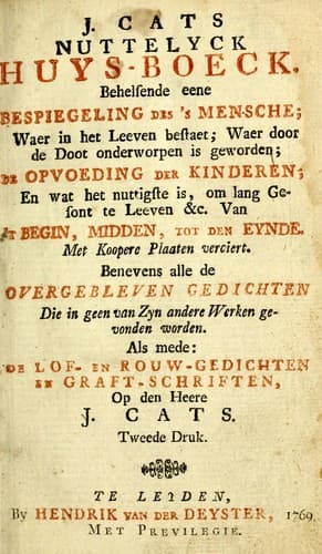 Tapa de Nuttelyck huys-boeck ...