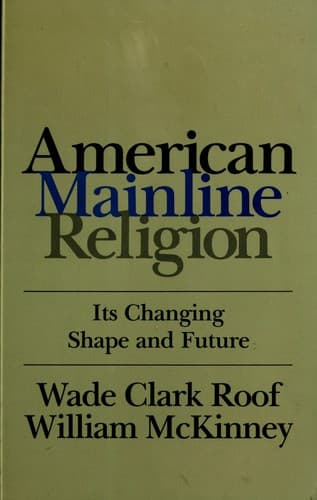 Tapa de American mainline religion