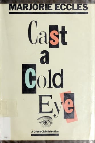 Tapa de Cast a cold eye