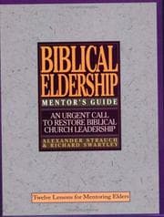 Tapa de Mentor's Guide to Biblical Eldership