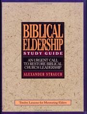 Tapa de The Study Guide to Biblical Eldership