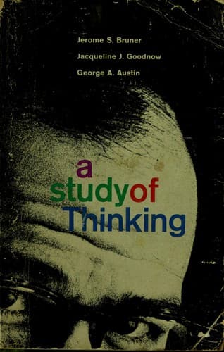 Tapa de A Study of thinking