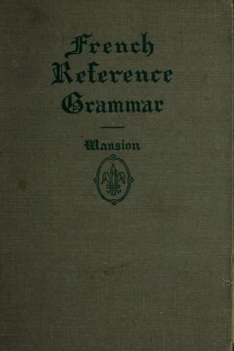 Tapa de French reference grammar for schools and colleges