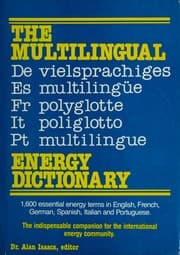 Tapa de The multilingual energy dictionary