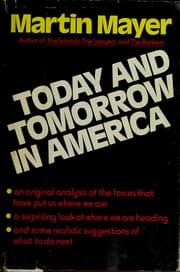 Tapa de Today and tomorrow in America