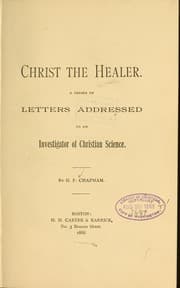 Tapa de Christ the Healer...
