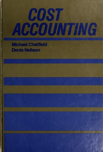 Tapa de Cost accounting