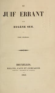 Tapa de Le juif errant