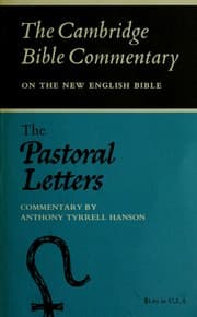 Tapa de The pastoral letters