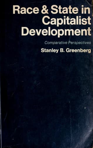 Tapa de Race and state in capitalist development