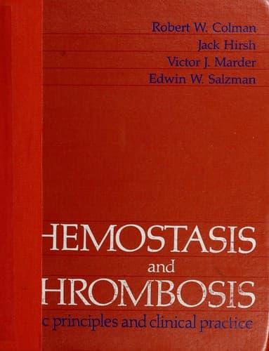 Tapa de Hemostasis and thrombosis