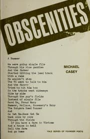Tapa de Obscenities (Yale Series of Younger Poets)