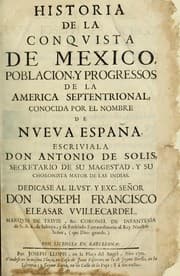 Tapa de Historia de la conquista de México