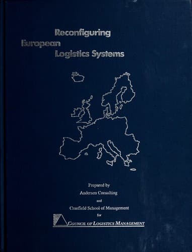 Tapa de Reconfiguring European logistics systems