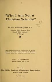 Tapa de "Why I am not a Christian scientist...