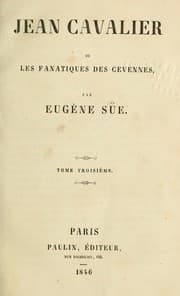 Tapa de Jean Cavalier, ou, Les fanatiques des Cévennes