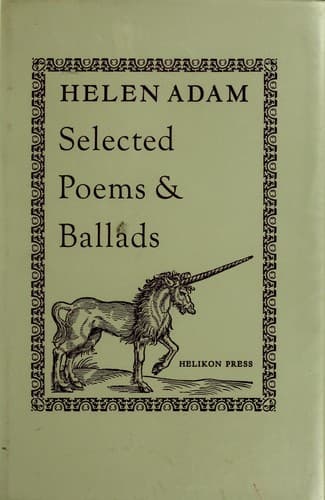 Tapa de Selected poems & ballads