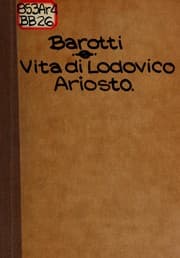 Tapa de Vita di Lodovico Ariosto