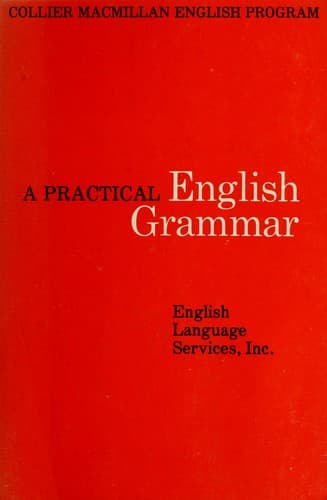 Tapa de A practical English grammar