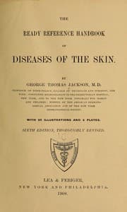 Tapa de The ready reference handbook of diseases of the skin