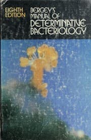Tapa de Bergey Manual Bacteriology 8e